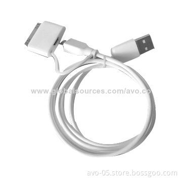 Data Transmission Cable for iPhone, Suitable for HTC and RIM's BlackBerry Bold